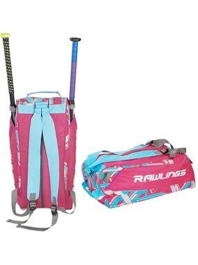 Duffel Equipment Bag | T-Ball & Youth Baseball/Softball | Multiple Colors